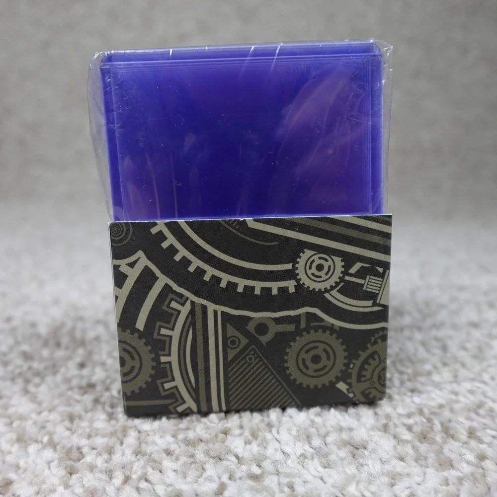 Mlikero 25 Pack Hard Plastic Card Sleeves 3x4 35PT Toploaders Ultra Clear Blue